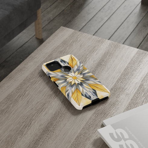 Sunshine Bloom Mosaic - Impact Resistant Phone Case